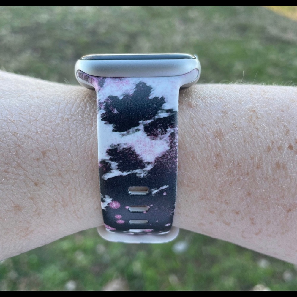 Pink Cow Watch Band